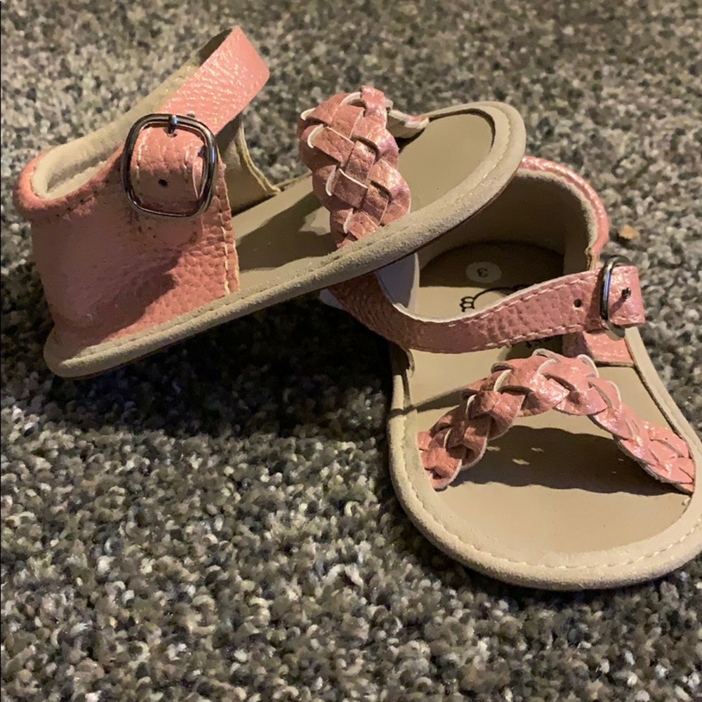 Never worn First Step baby sandals